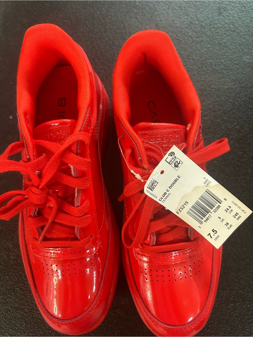Reebok Cardi B x club C Doodle WMNS 7.5 NWT Limited Editions NWT - Picture 4 of 7